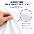 thumbnail image 4 of Cottmark Men’s Crew Neck Classic Soft T-Shirt, White, Size L, 3-Pack, 4 of 10