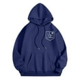 thumbnail image 3 of XINXIAOO Hoodies for Women Long Sleeve Hoodie for Women Pullover Baggy Hoodies Navy Crewneck Fall Outfits for Women 2025 Street Style Clothes, 3 of 4