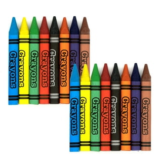 Emraw Jumbo Triangle Round Coloring Crayons Multi-Color for Kids