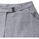 thumbnail image 4 of Pantalones elásticos de cintura baja para mujer con bolsillos Pantalones de vestir de pierna acampanada Pantalones pequeños para trabajo de oficina BusinessGrayLarge, 4 of 5