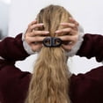 thumbnail image 4 of Wrongduck Magnetic Hair Clips Set of 2 Strong Hold No Slip Hair Clips Seamless Magnetic Connection Lightweight Hair Styling Clips for All Hair Types, 4 of 7