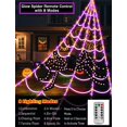 thumbnail image 2 of Luces decorativas de telarañas para Halloween LCHUANG, 250 LED, 2 of 7