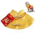thumbnail image 1 of Cape pour Animaux de Compagnie Style Chinois Costume Festif pour Chatons Chats, 1 of 10