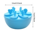 thumbnail image 3 of Popsicle Molds Set 6 Pieces Silicone Popsicle Molds Ice Molds Popsicle Reusable Easy Release Ice Maker Ice Lattice, 3 of 4