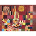 thumbnail image 2 of Klee, Paul 14x12 Gold Ornate Wood Framed with Double Matting Museum Art Print Titled - Castle and Sun (detail), 2 of 4