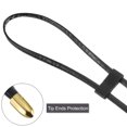 thumbnail image 4 of Unique Bargains 85.5cm/33.7' PU Leather Drawstring Pull String Purse Strap for Bucket Bag, Black, 4 of 5