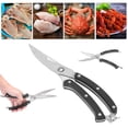 thumbnail image 3 of Tijeras De Cocina, Tijeras Multifuncionales Con Resorte Incorporado, Tijeras De Plástico Suave Para Alimentos, Tijeras De Cocina Con Orificio Para Colgar, Diseño Ergonómico Para, 3 of 7