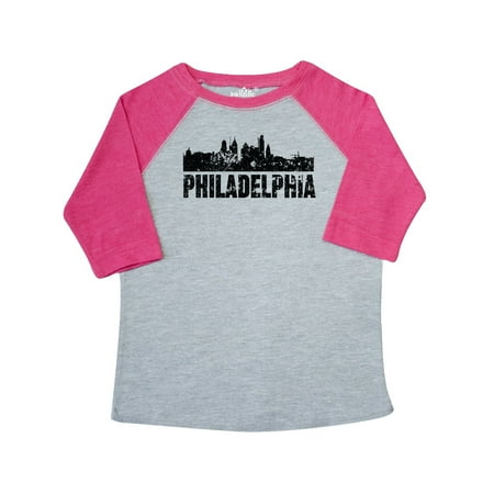

Inktastic Philadelphia Skyline Grunge Gift Toddler Boy or Toddler Girl T-Shirt