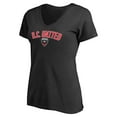 thumbnail image 2 of Women's Black D.C. United Victory Arch V-Neck T-Shirt, 2 of 3