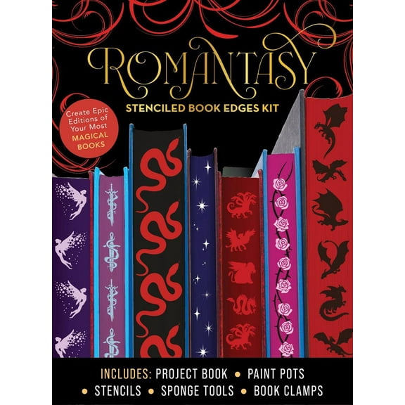 Romantasy Stenciled Book Edges Kit