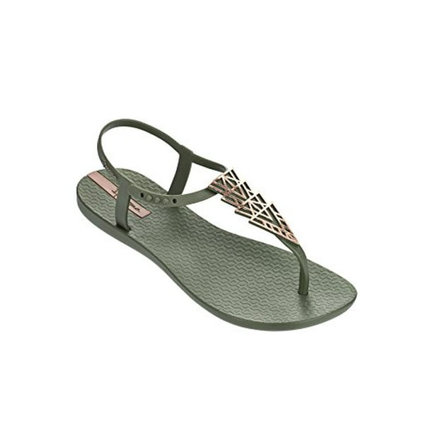 plus Vooruitzien verkoopplan Ipanema Women's Deco Sandals, Green/Bronze, 9 B(M) US - Walmart.com
