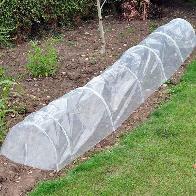 La película anticongelante transparente para plantas de 200 cm x 600 cm y 0,08 mm de espesor se utiliza para el revestimiento anticongelante e impermeable de plantas de jardín, películas para sellar v