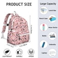 thumbnail image 6 of Pink Cute Dachshund Dog and Love Heart Backpack for School,Cute School Bag,Schoolbag with Adjustable Shoulder Straps & Padded Back,13.4"x11"x4.7", 6 of 6
