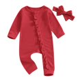 thumbnail image 1 of Mono de punto tipo mameluco MozikQin para niña recién nacida, 1 of 7