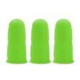 thumbnail image 5 of Silicone Gel Finger Cots & Thumb Protector for Arthritis, 3PCS Silicone Finger Sleeve Covers for Cracking Pain Relief, Durable Reusable Guard for Cuts, Wounds & Injury Support(Orange,1.7x0.7"), 5 of 5