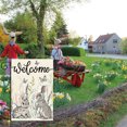 thumbnail image 5 of RKSTN Polyester Fl Ag Easter Outdoor Garden Flag Bunny Pattern Printed Polyester Flag, 5 of 5