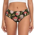 thumbnail image 1 of Balery Edgehog and Mushrooms Ropa Interior de Algodón para Mujer con Dibujo – Braguitas Cómodas y Elásticas, Estilo Clásico-Medium, 1 of 1