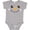 AC-Heather Grey, variant on Inktastic Snowman Head, Snowman Face, Carrot Nose Boys or Girls Baby Bodysuit