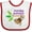 White and Red, variant on Inktastic Future Actuary Boys or Girls Baby Bib