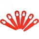 thumbnail image 1 of Cuchillas de corte para máquina de plástico, accesorios de cuchillas de plástico de repuesto, cortadora de césped, cuchillas de nailon para jardín, césped (rojo, 100), 1 of 5