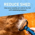 thumbnail image 3 of Pet Grooming Tool Double Sided Slicker Pet Brush For Shedding Dematting  Stainless Steel Dog Comb, 3 of 7