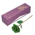 thumbnail image 2 of Forever Green Rose,Forever Green Rose 24K Dipped Rose Golded Rose Flower Smooth Operation, 2 of 5