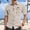 Beige, variant on Men'S Shirts Casual Slim Fit Shirts With Pockets Everyday Wear Comfortable And Stylish Summer Apparel Grey L