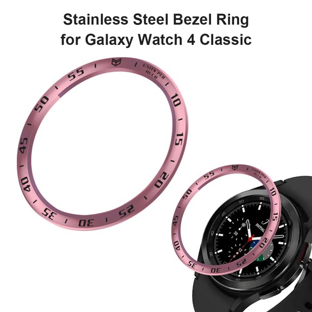 Funda protectora con diseño de anillo biselado para Samsung Galaxy Watch 4 Classic 46mm Universal Accesorios Electrónicos