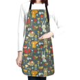 thumbnail image 4 of Bingfone Cute Animal Forest Apron Gifts For Men, Women Professional Grade Chef Apron for Kitchen,BBQ & Grill, 4 of 8