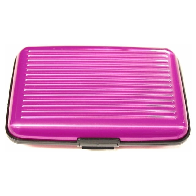 Cartera Aluminio Card Guard Impermeable Anti Robo Card Guard Rosa