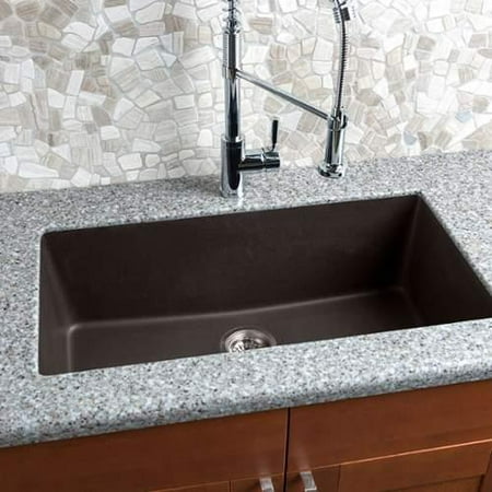 Miseno Mgr3318 Br 33 Undermount Single Basin Granite Kitchen Sink Miseno Mgr3318 Br 33 Undermount Single Basin Granite Kitchen Sink Mocha