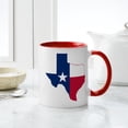 thumbnail image 4 of CafePress - Texas Flag Map Mug - 11 oz Ceramic Mug - Novelty Coffee Tea Cup, 4 of 4