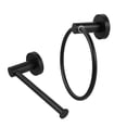 thumbnail image 4 of 2Pcs Bathroom Towel Ring Paper Towel Storage Rack Towel Hanging Rod Supplies, 4 of 7