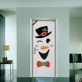 thumbnail image 5 of Firm cloth Cartoon sticker snowman for Home window door and Theme party decor, 5 of 8