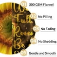thumbnail image 4 of Sunflower Blanket - Soft, Plush & Warm - 40x30 Inches Small Blanket for Office, Chair - Black Cute Throw Blanket Gifts for Girls, 4 of 6