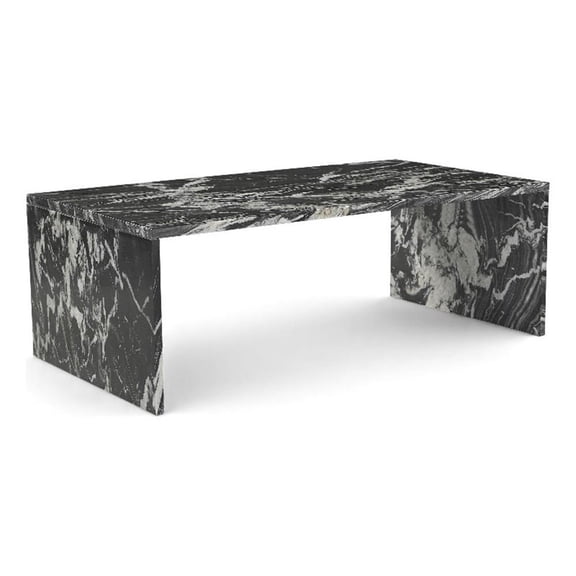 Meridian Furniture Vernazza Black Marble Coffee Table