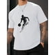 thumbnail image 1 of Camiseta informal con estampado de baloncesto para hombre. Algodón transpirable, cuello redondo y manga corta. Ideal para uso informal. Para adultos, hombres, mujeres, adolescentes, jóvenes y ocio., 1 of 6