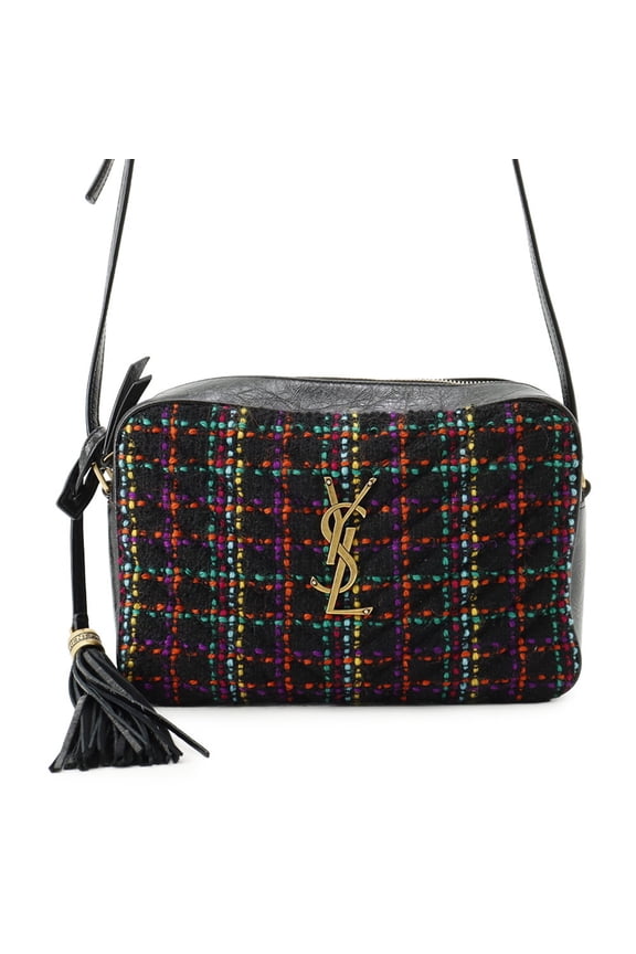Pre-Owned Yves Saint Laurent Saint Laurent Paris Shoulder Bag Lou Camera Tweed 612544 SAINT...