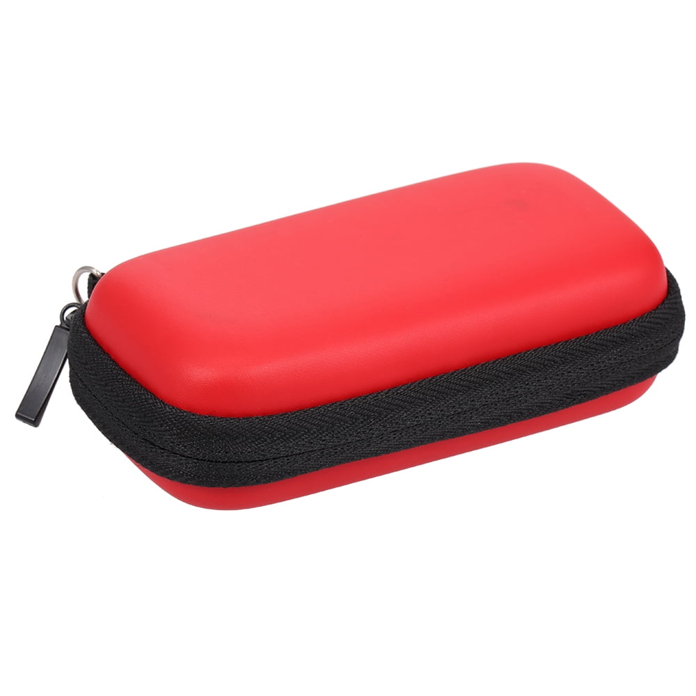 Hard Storage Case Organizer with Zipper for Fingertip Mini Storage Case