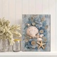 thumbnail image 2 of Qisvanset Seashell Starfish Textured 3D Canvas Print 15.75x11.81 Inches, 2 of 8