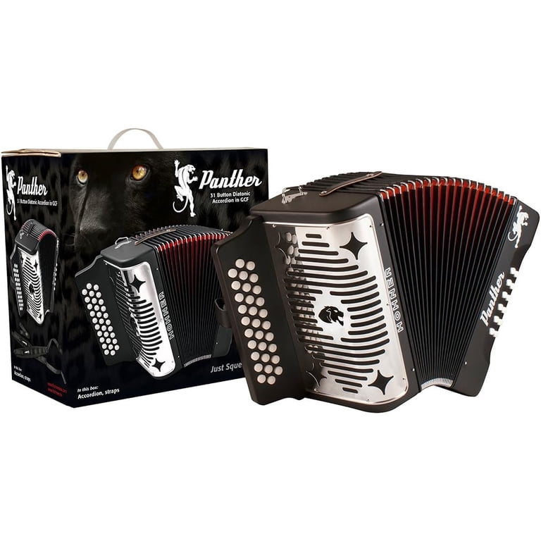 Hohner HA3100FB Accordion, 12-inch, FBbEb Key - Walmart.com