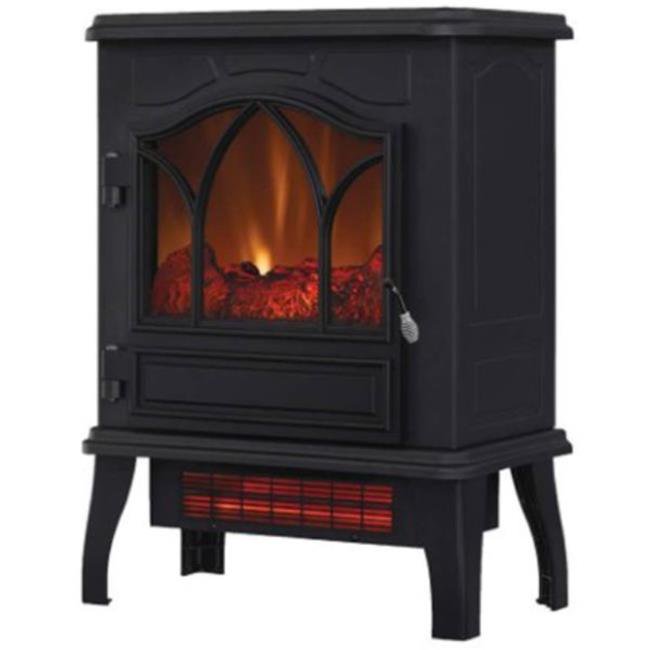 Duraflame 3D Black Infrared Electric Fireplace Stove, 58 OFF