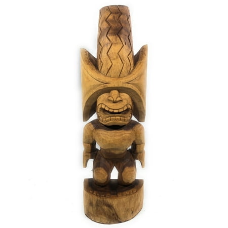 Ku Kona-Style Tiki 32" - Natural | Traditional Hawaii Museum Replica | #yda1103080
