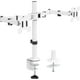 thumbnail image 1 of Soporte Doble Monitor WALI Blanco con Brazo para Dos Pantallas hasta 27 Pulgadas Giratorio y Ajuste, 1 of 9