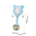 thumbnail image 2 of Blue Kids Wave Drum Hand Cranked Bells 2 In 1 Early Education Toy Musical Device For Infants, 2 of 6