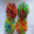 thumbnail image 3 of MasteelfCA 1 Set of 10pcs 60MM Colorful Stringy Ball Silicone Bouncing Fluffy Jugging Ball Stress Relief Ball（Colorful）, 3 of 7
