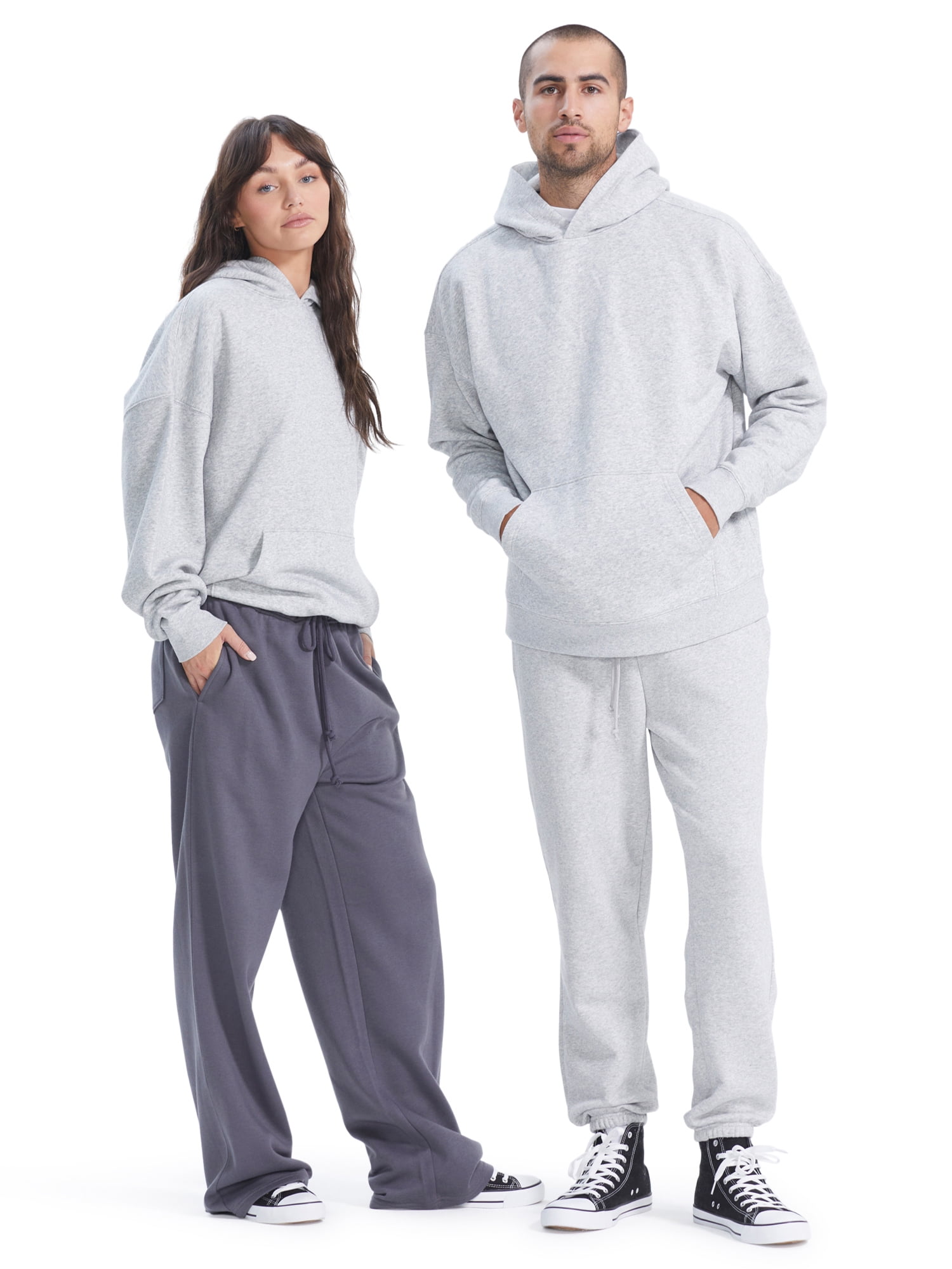 No Boundaries All Gender Oversize Hoodie Sweatshirt, Men's Sizes XS - 3XL
