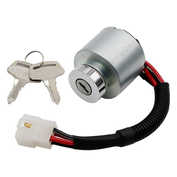 Anxingo Ignition Switch With Keys 66101-55200 Replacement for Kubota Garden Tractor G2160 G2460G TG1860 G1700 G1800 G1900 G2000 G2160 G2460G TG1860 Zero Turn Mower ZD18 ZD21 ZD25F ZD28