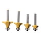 thumbnail image 2 of Madera De Carpintería Redping Router Bit Bit 4pcs aleación Fuerte Eficiente Para Carpinteros Amarillo, 2 of 7