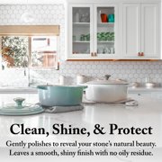 Goddards Granite & Marble Spray Polish - Clean and Shine Countertops, Tile, and Stone with Carnauba Wax - Water Stain Protection, 23oz
